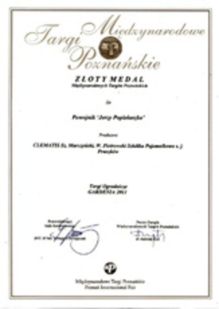 Golden medal for Clematis ‘Jerzy Popiełuszko’