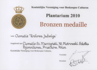 Brązowy medal na Plantarium